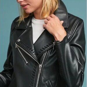 NWT Anthropologie ett:twa Whipstitch Moto Jacket